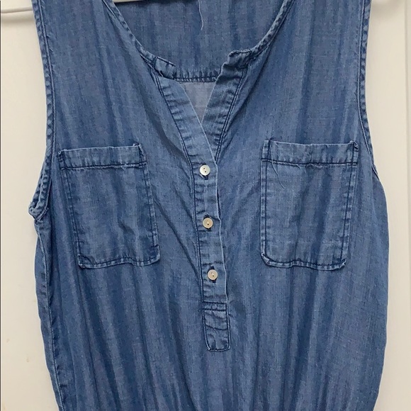 Love stitch denim romper - Picture 3 of 4